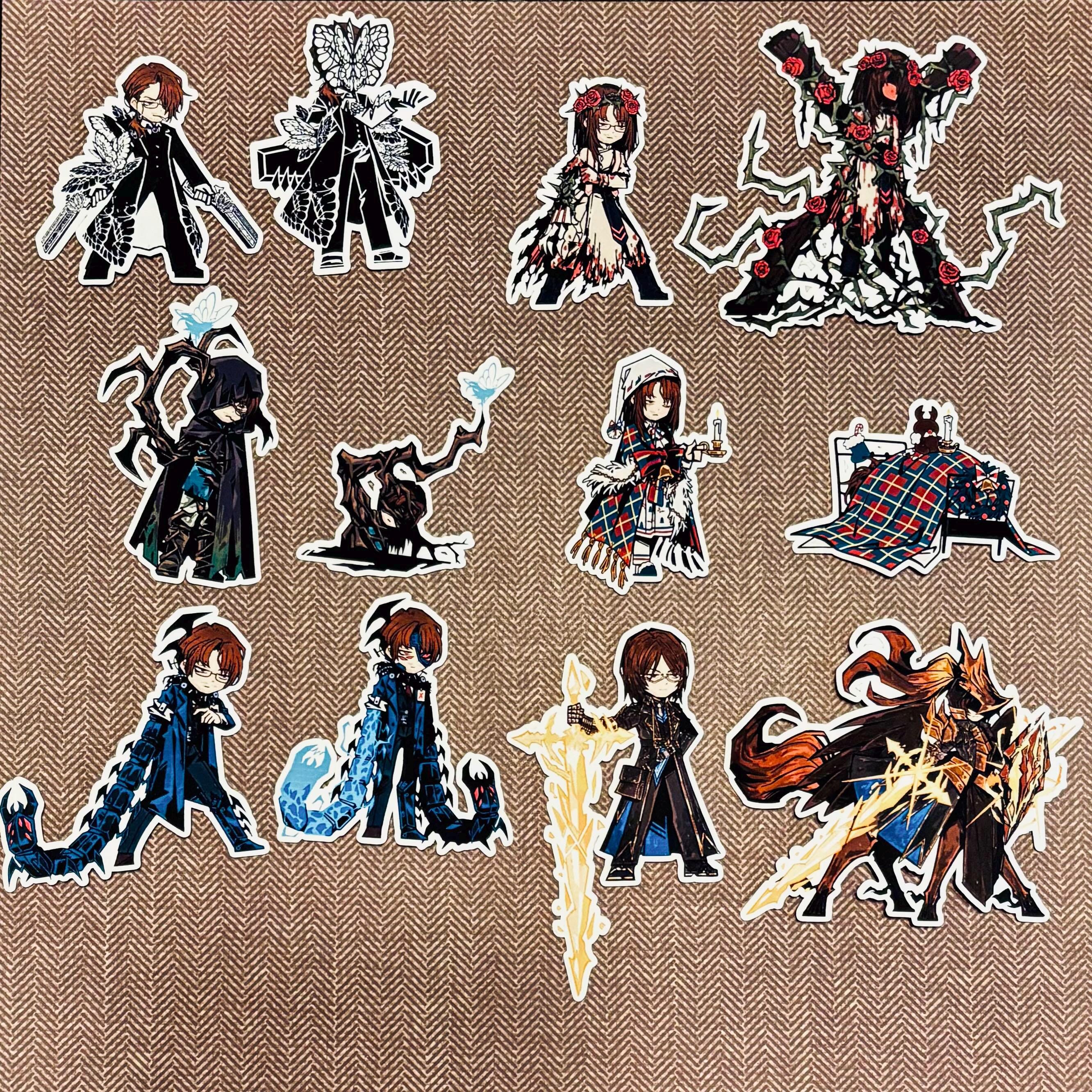 Limbus Company Sinner Battle ID EGO Sprites Stickers Decals