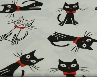 Tissu Imprime Chat Etsy