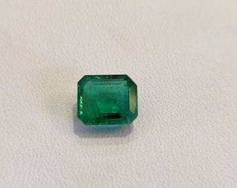 Natural Zambian Emerald  (4.00 ct) emerald cut