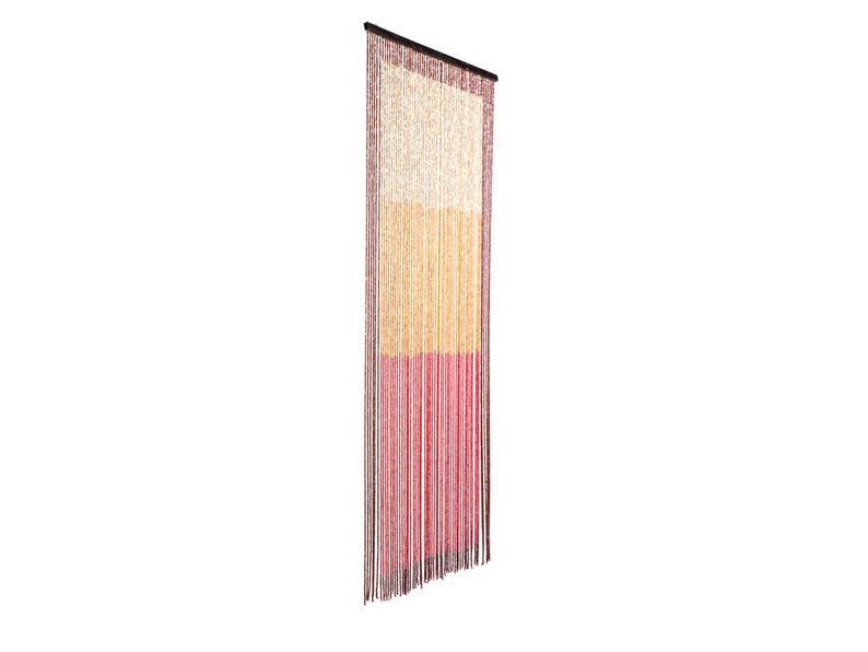 Rideau anti-mouches/rideau de porte/rideau de porte perles en bois Coucher de soleil 90x200cm image 2