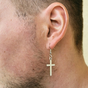 Dangle Cross Earrings Etsy Canada