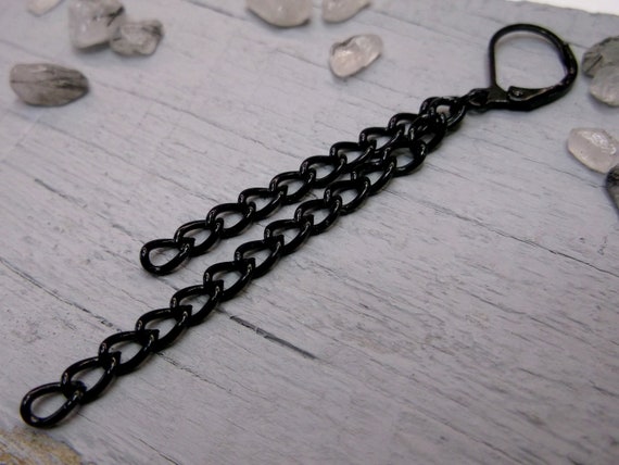 chain dangle black men dangle One black earring braided men earring braided men dangle braided chain earring chain earring