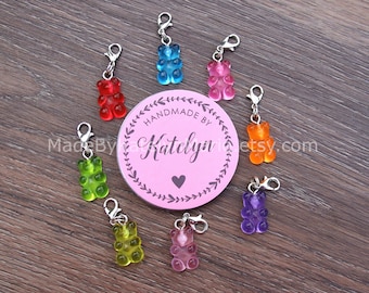 Gummy Bear Badge Reel Charms | Badge Accessories