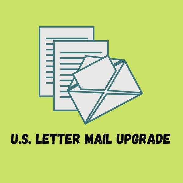 Paper Pattern Upgrade // U.S. Letter Mail Upgrade // Get your knitting pattern mailed to you - American customers only // No tracking
