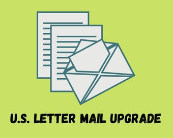 Paper Pattern Upgrade // U.S. Letter Mail Upgrade // Get your knitting pattern mailed to you - American customers only // No tracking