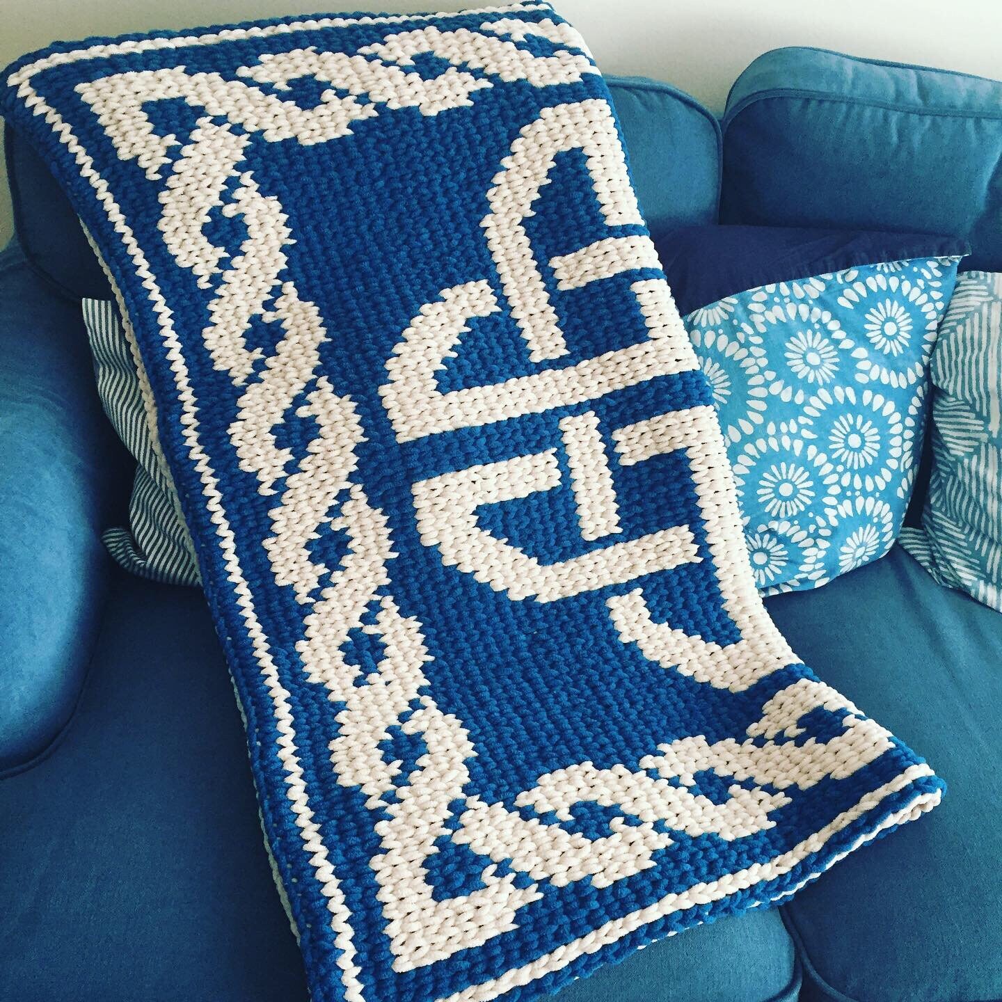 Blanket Pattern Download // PATTERN Celtic Knot Blanket // Etsy