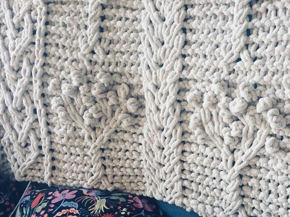 Blanket Pattern Download PATTERN Irish Aran Tree of Life Cable