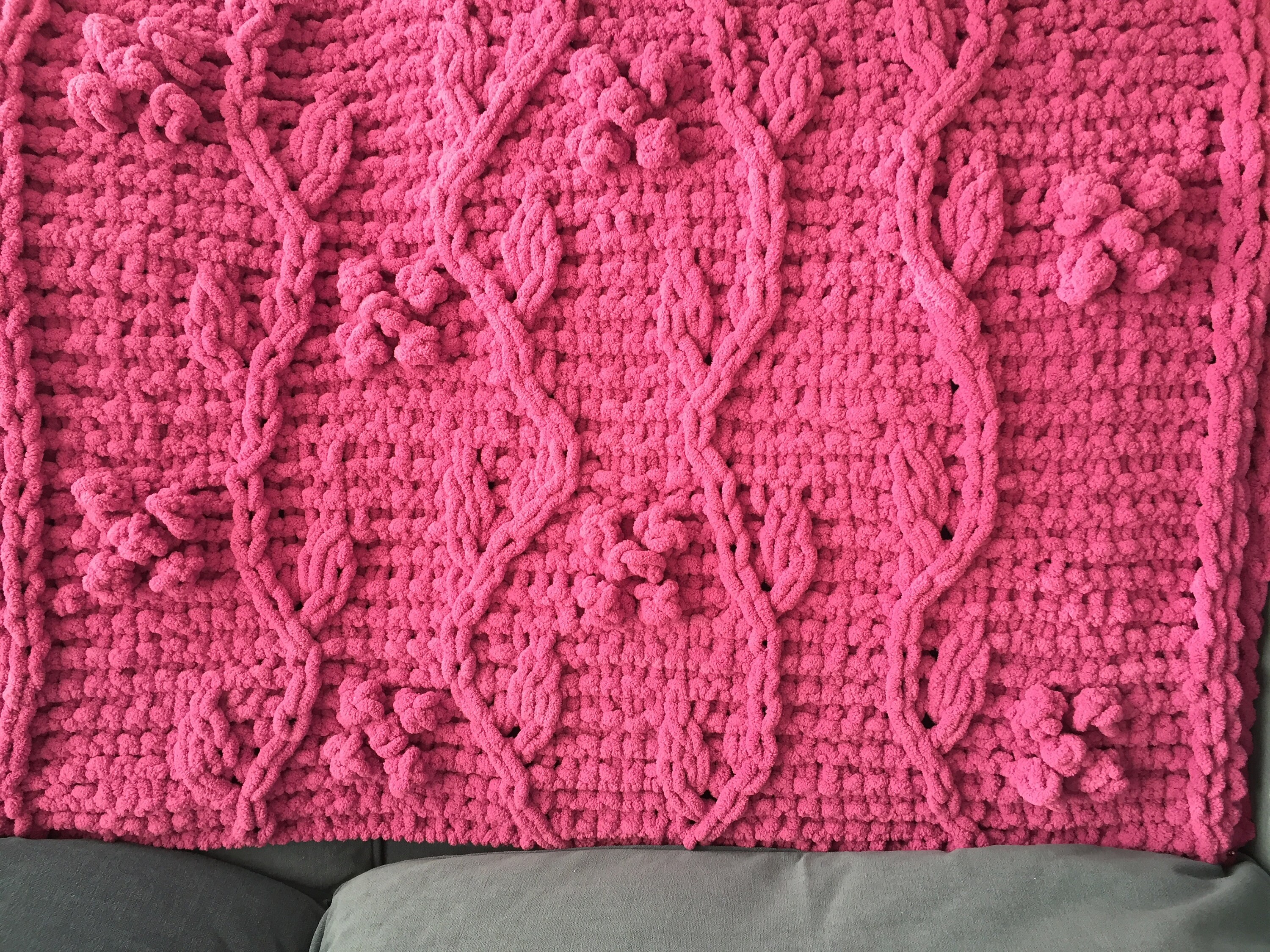 Blanket Pattern Download // PATTERN Flowered Vines Blanket // Etsy