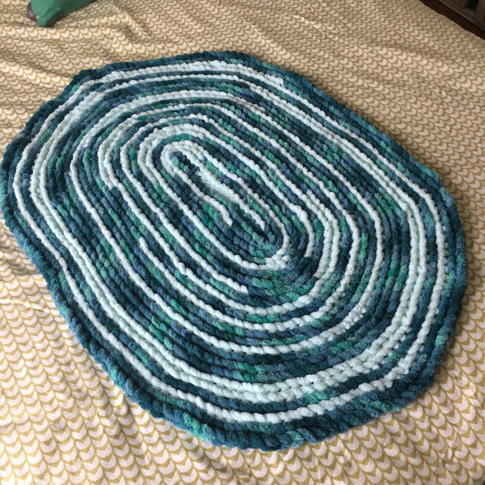 Rug Pattern Download // PATTERN: Oval Rag Rug // Small Loop - Etsy