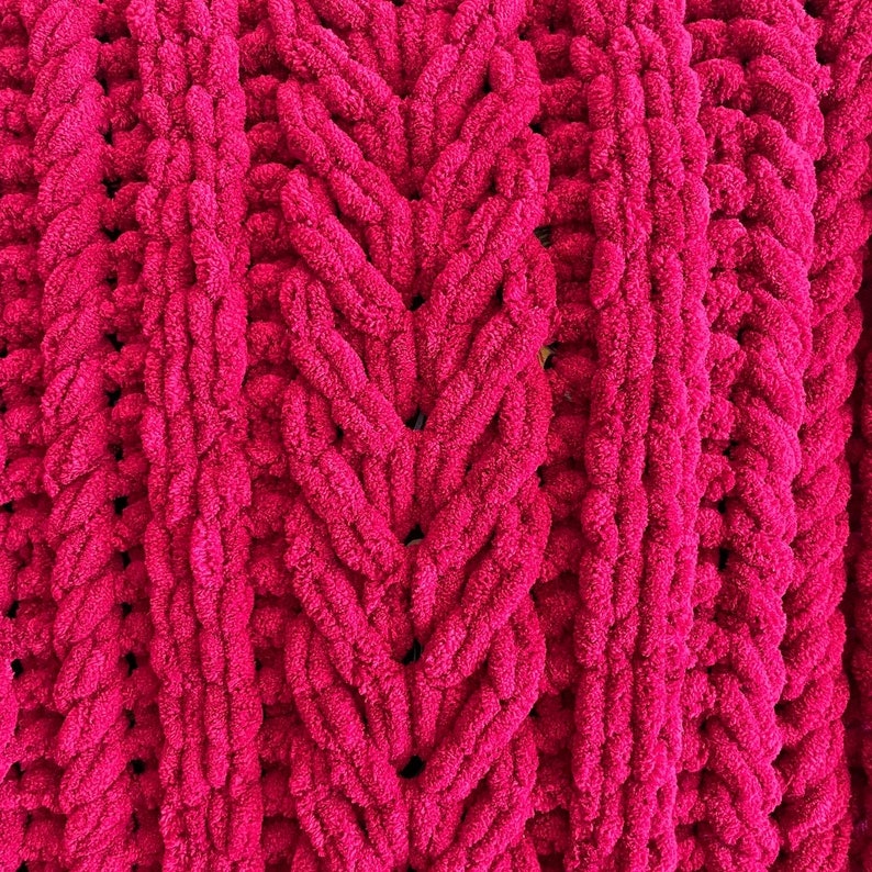 Blanket Pattern Download // PATTERN: Entwined Staghorn Cable - Etsy