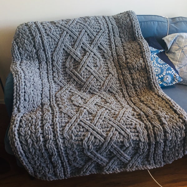 Braid Blanket Etsy