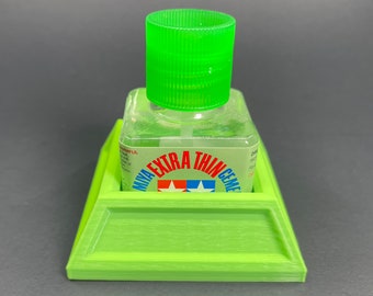 Anti-Tip Tamiya Glue Single Bottle Holder with Rubber Feet