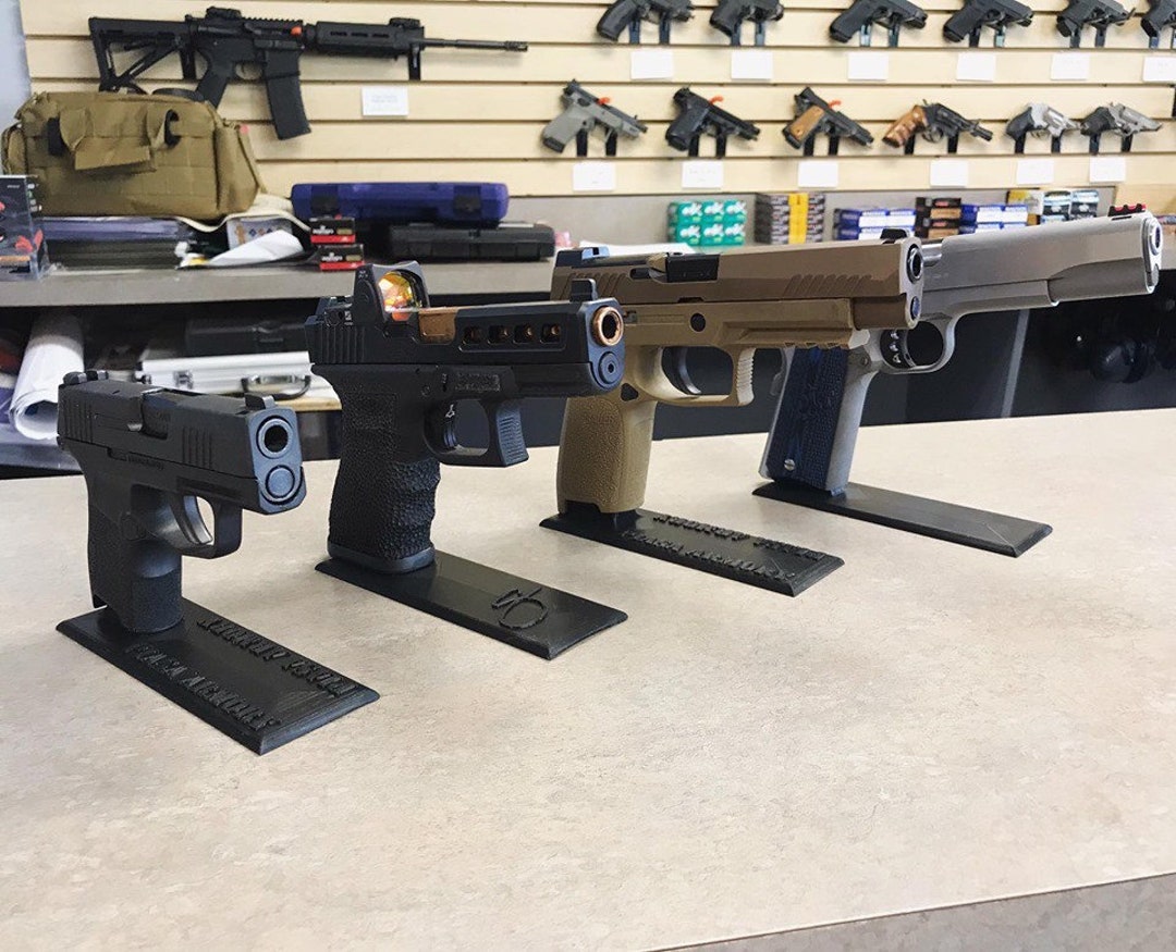 Pistol Display Stand Etsy