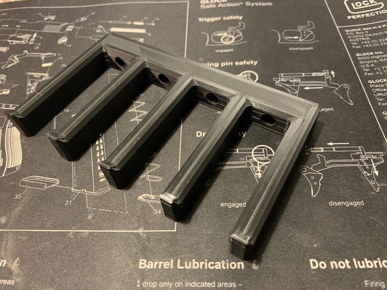 Modular Wall Mounted AR15 and Double Stack Pistol Magazine Etsy