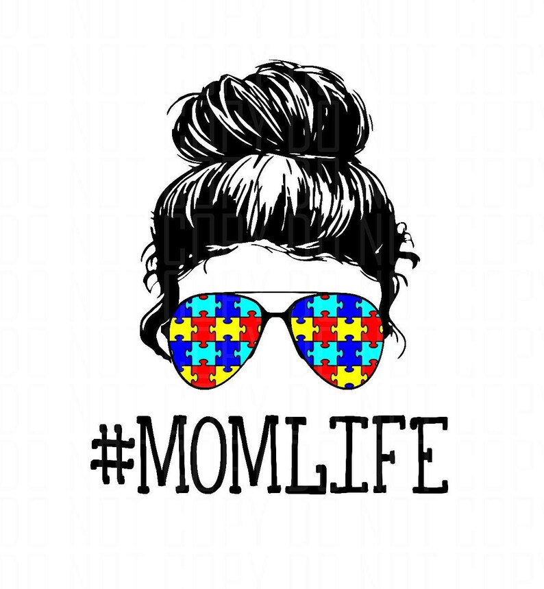 Download Autism mom Mom life Aviator glasses Digital Design PNG | Etsy