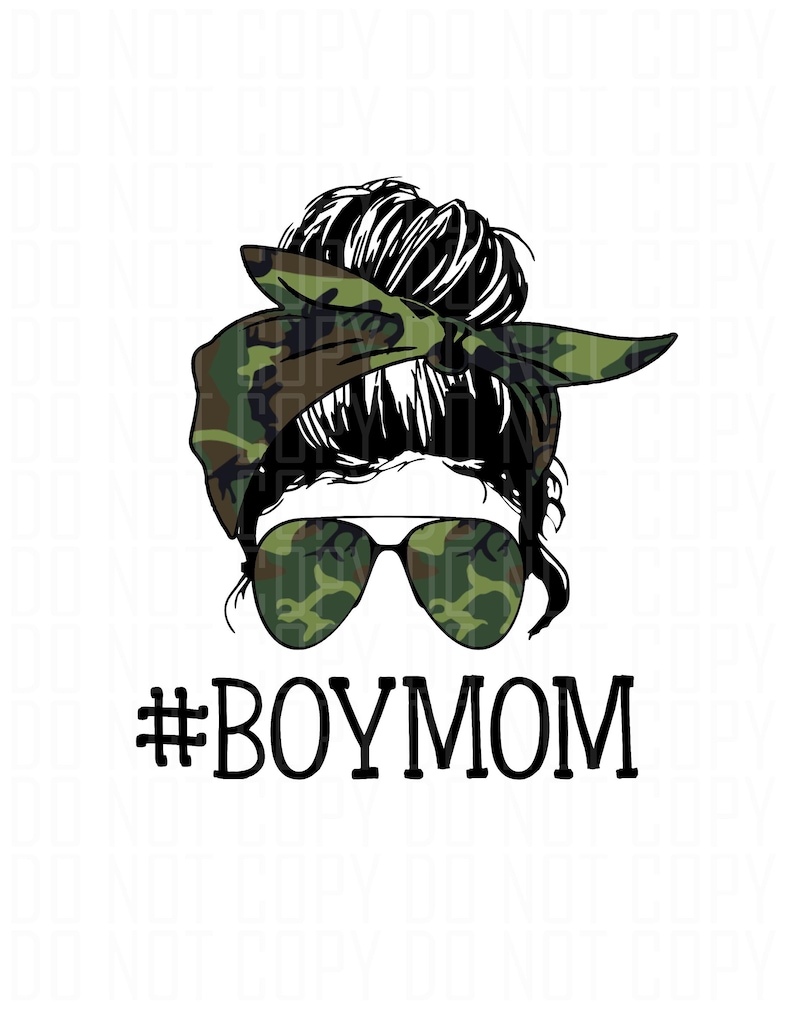 Download Boy mom messy bun Aviator glasses Digital Design PNG image | Etsy