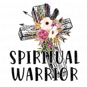 Spiritual Warrior, Digital Design, PNG image, sublimation design