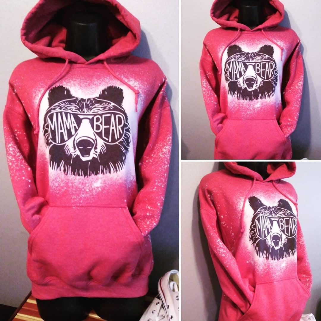 White Mama Bear Women's Hoodie