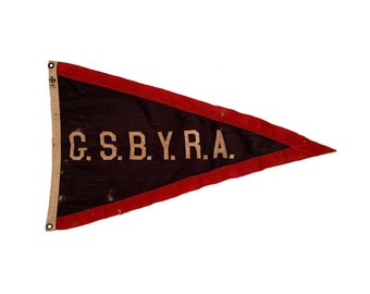 G. S. B. Y. R. A., YACHT CLUB BURGEE | early 1900’s