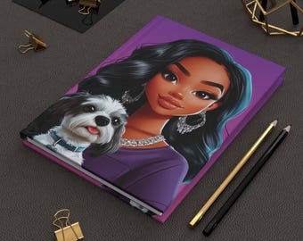 Pfoten & Pages V2 Matte Hardcover-Notizbuch