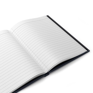 Black Men- Inspirational Matte Journal (5.75" x 8") Blue, White and Gold image 7