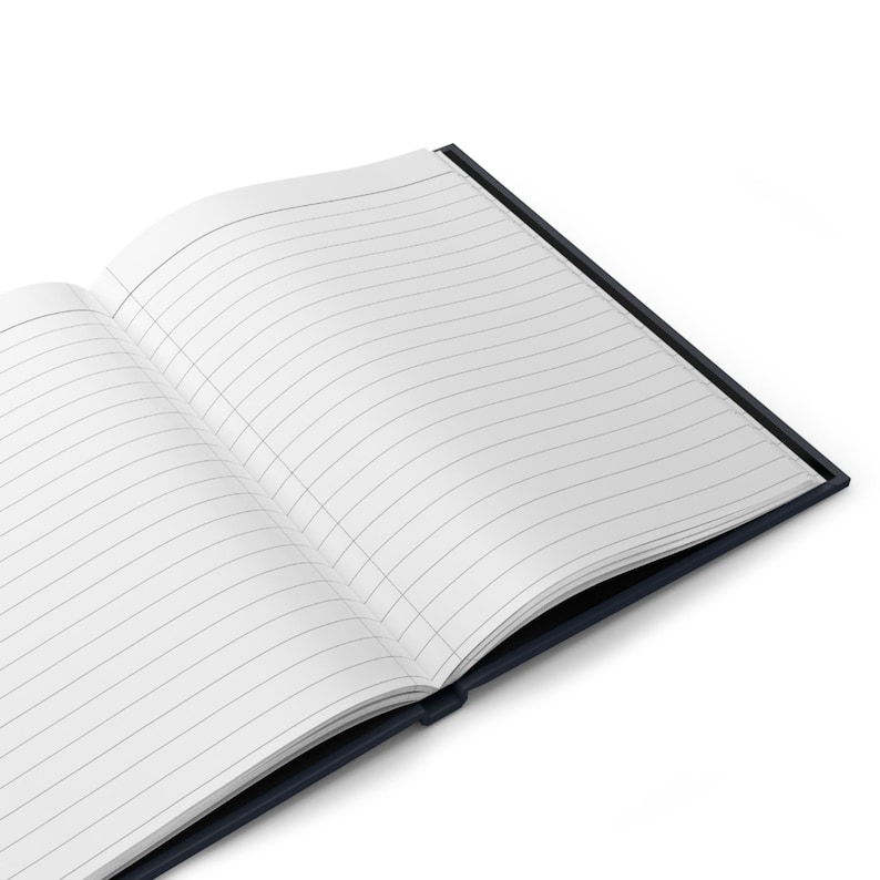 Black Men- Inspirational Matte Journal (5.75" x 8") Blue, White and Gold image 7