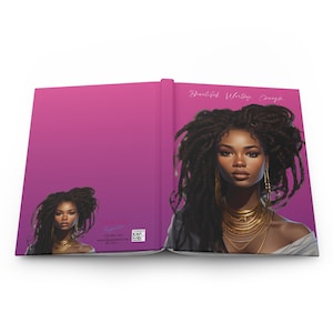 Affirmation Journal: Black Woman Art, Lined Pages image 6