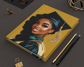 Empowering Graduation Journal für schwarze Frauen | Jahrgang 2026 | 14cmx21cm