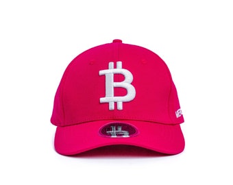 Hot Pink Bitcoin Hat For BTC Enthusiasts