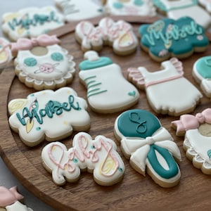 Baby Shower cookies / Baby Shower / Girl Baby Shower / Sugar Cookies