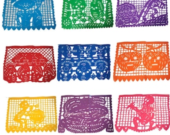 Dia de los muertos papel picado | Day of the dead Banner | Ofrenda | Home alter | Halloween
