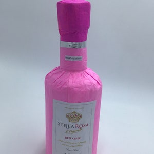 Mini rosa Alkohol Piñata Flasche für Partys, Bachelorette