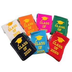 Mexican Graduation Stole - Class of 2025 - Sarape Stole - Graduation Sarape Sash - Mexican Sash - Sarape Sash - Grad - Stole - Estola