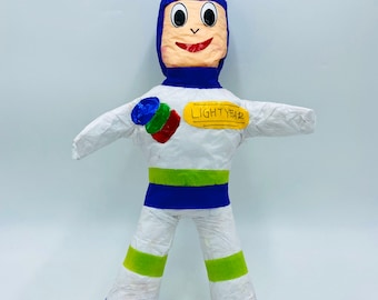 Mini piñata de astronauta, fiesta de astronautas, fiesta del espacio exterior, fiesta de cohetes