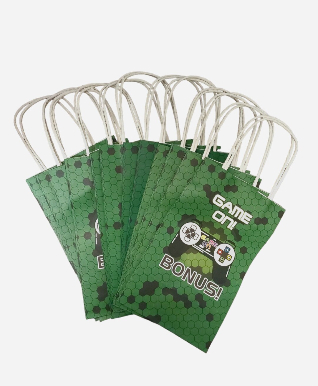 12 Gamer Goodie Bags Candy Bags Favor Bags Gift Bags Etsy