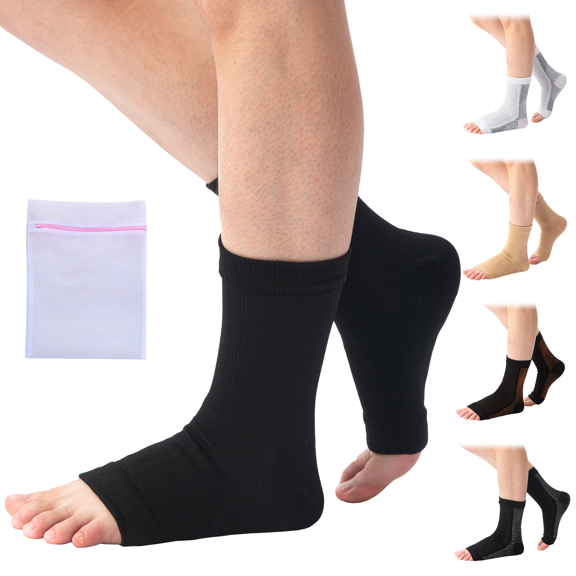 Yoga Socks Women Contrast Color Cotton Silicone Non-slip Pilates Grip  Low-ankle Sock