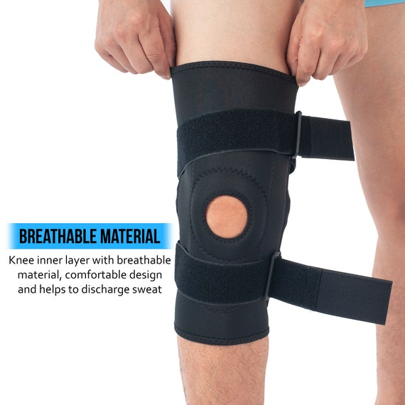 Adjustable Kids Knee Brace Support | Open Patella Neoprene Wrap for  Children | Juvenile Arthritis, ACL, MCL, LCL, Meniscus Tear, Exercise,  Gymnastics