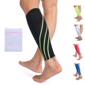 1pair Below Knee Support Stockings Varicose Vein Circulation Compression  Sock Cq