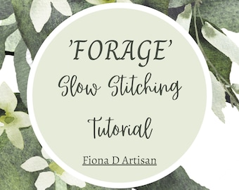 Slow Stitching Digital Workbook PRINTABLE EBOOK