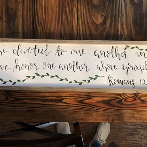 Romans 12:10 verse painting