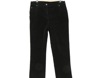 Pantalon en velours côtelé de coton extensible noir Woolrich Thin Walrich NWT 12