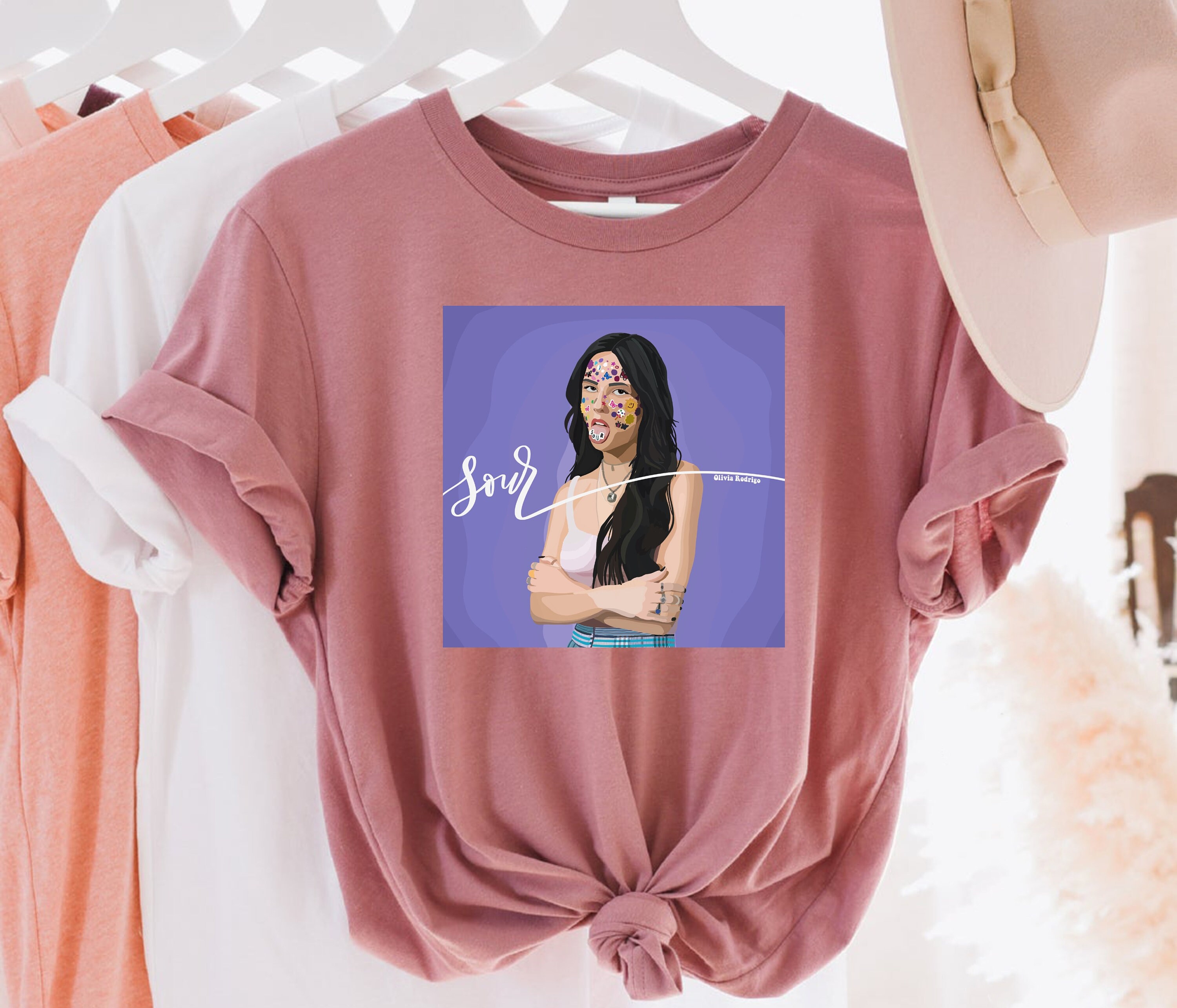 Olivia Rodrigo 2021 Tee Good 4 U Shirt SOUR Album Merch Etsy