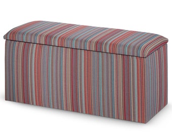 Trunk HANDMADE | bench with storage | upholstered chest | pouffe with storage | seat with storage | upholstered box | 100 of colors