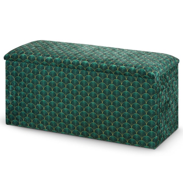 Coffre FAIT MAIN | pouf avec espace de rangement | commode rembourrée chesterfield | banc avec coffre | siège avec espace de rangement