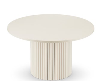 Table d'un diamètre de 90 cm et d'une hauteur totale de 60 cm