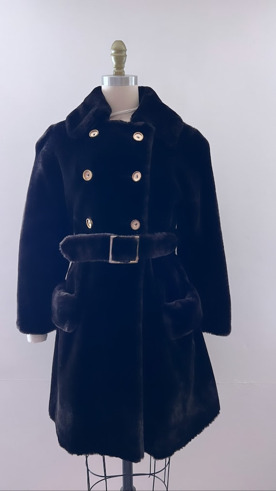 1960s teddy bear coat by Jill Jr.