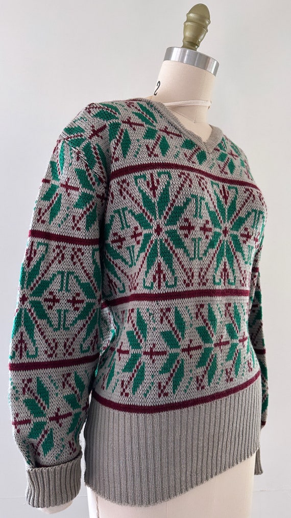 Vintage 40s/50s Jersild snowflake sweater