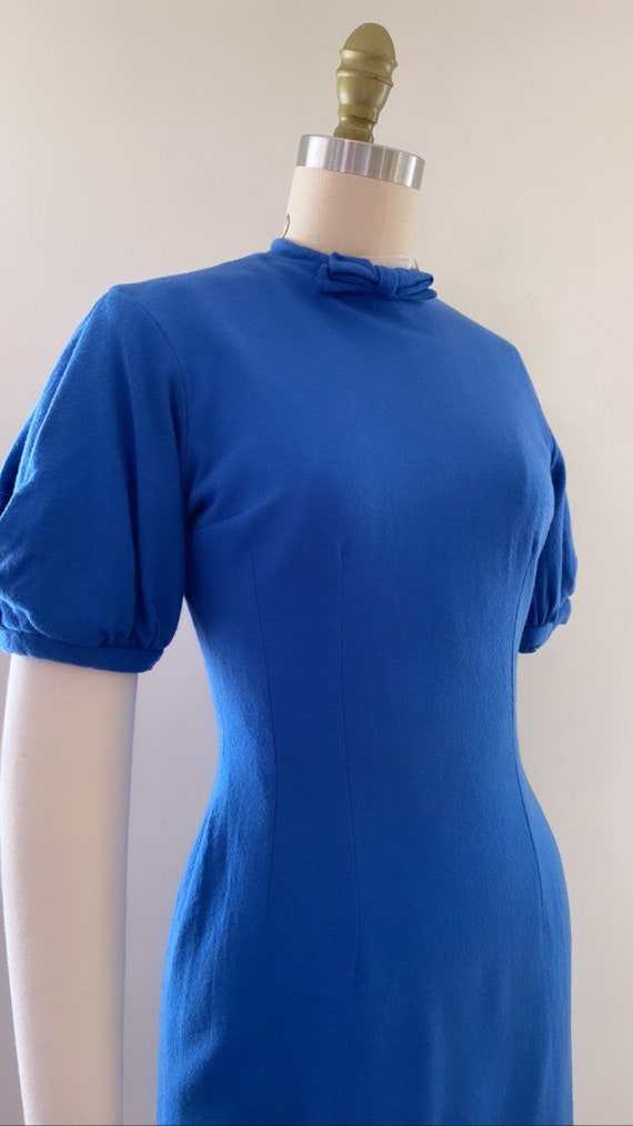 Vintage 1950’s cobalt blue jersey knit by Jonathan