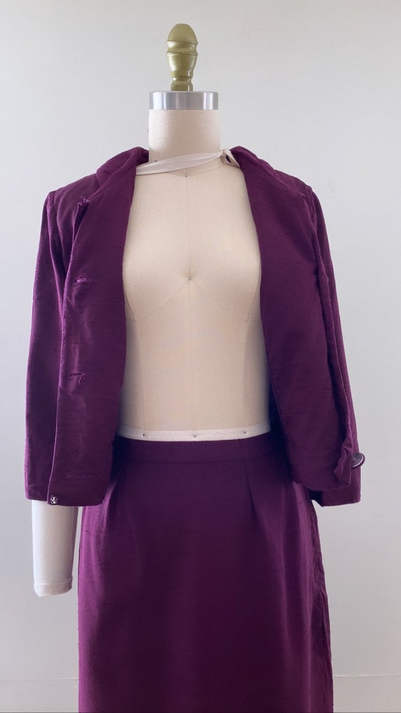 1960s Eggplant suit by Bobbie Brooks - image 7