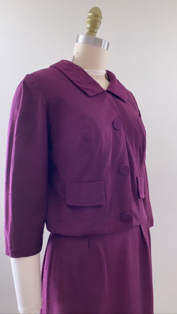 1960s Eggplant suit by Bobbie Brooks - Gem